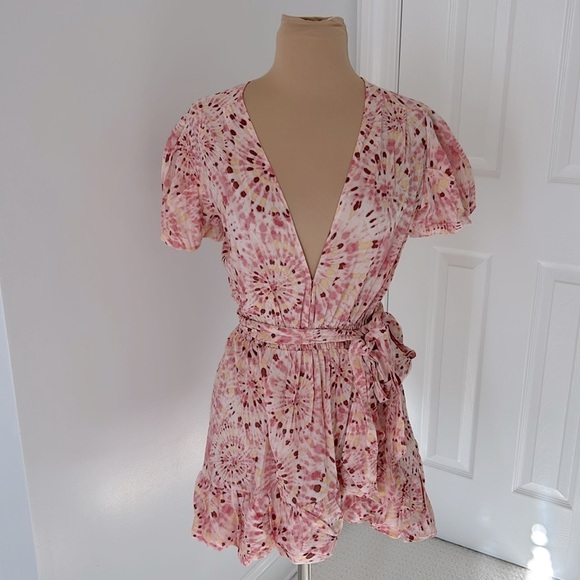 Misa Eloise Dress Rose Lemonade - Picture 4 of 11